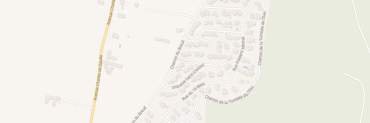 Plan du 27 Che du Breuil à Boulbon
