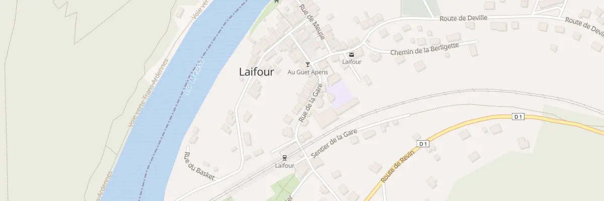 Plan du 16 Rue de la Gare à Laifour