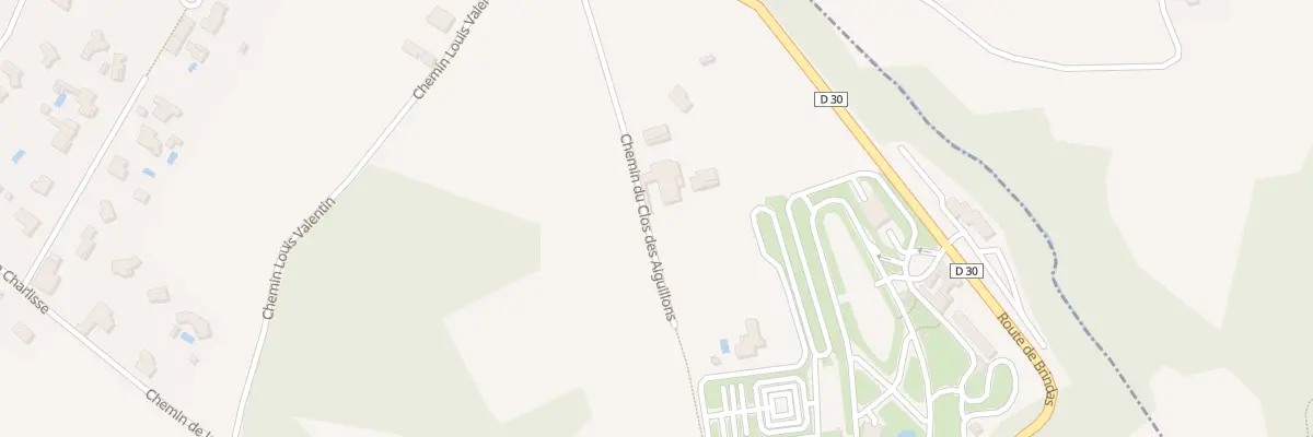 Plan du 249 Che du Clos des Aiguillons à Vaugneray