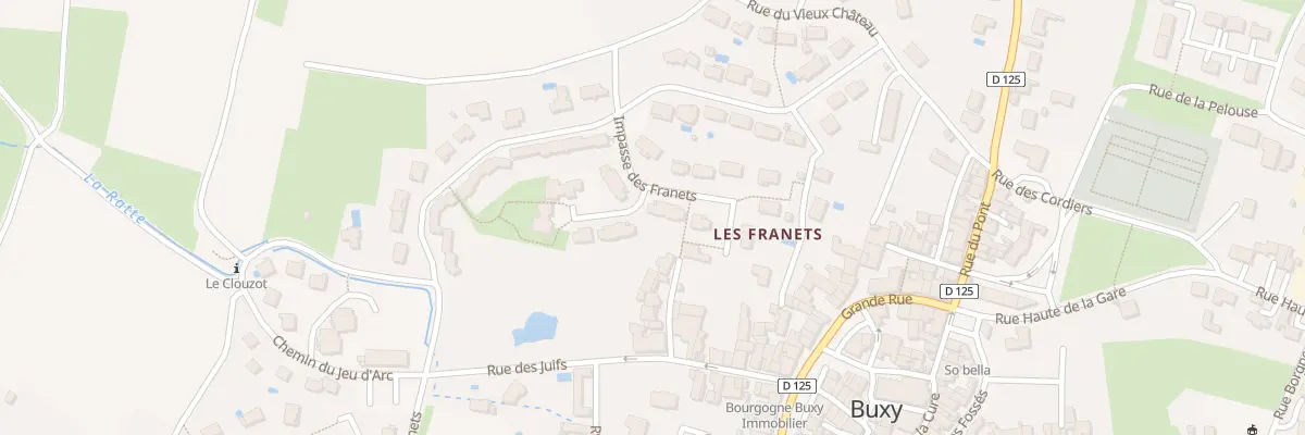 Plan du 6 Imp des Franets à Buxy