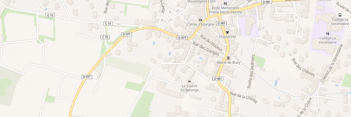 Plan du 12 Rue du Carrouge à Buxy