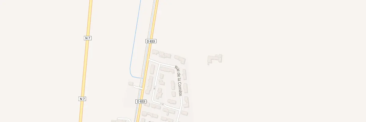Plan du 9 Rue de la Comete à Pierrelatte