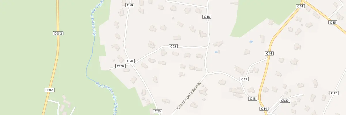 Plan du 107 Che de la Vigne à Savas