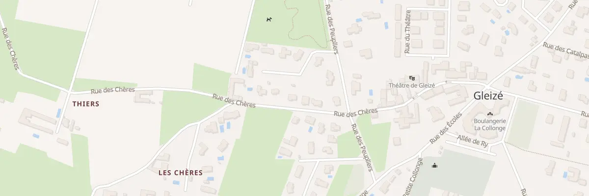 Plan du 328 Rue des Chères à Gleizé