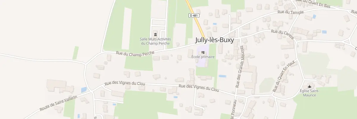 Plan du 5 Rue du Champ Perche à Jully-lès-Buxy