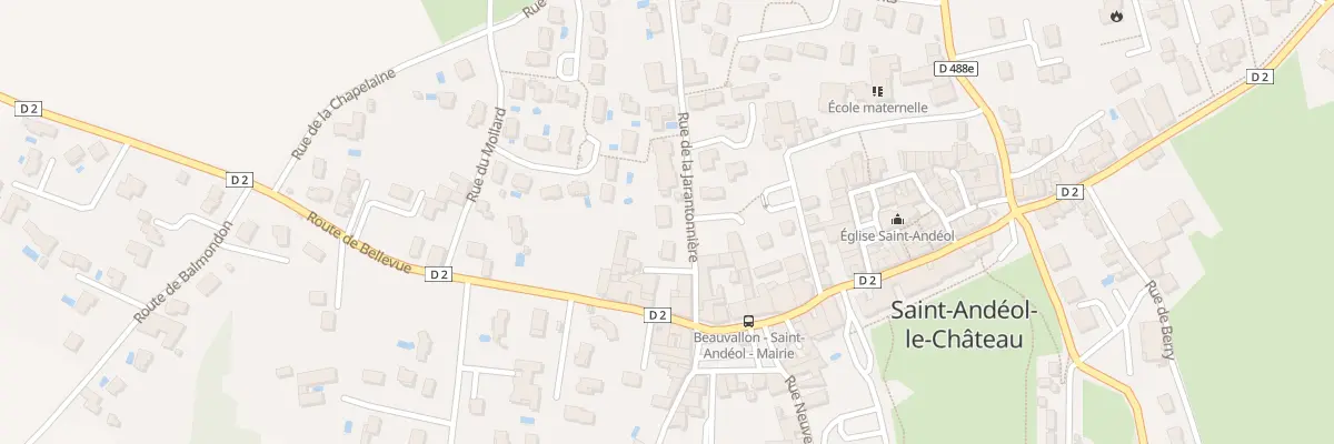 Plan du 85 Rue de la Jarantonnière à Beauvallon