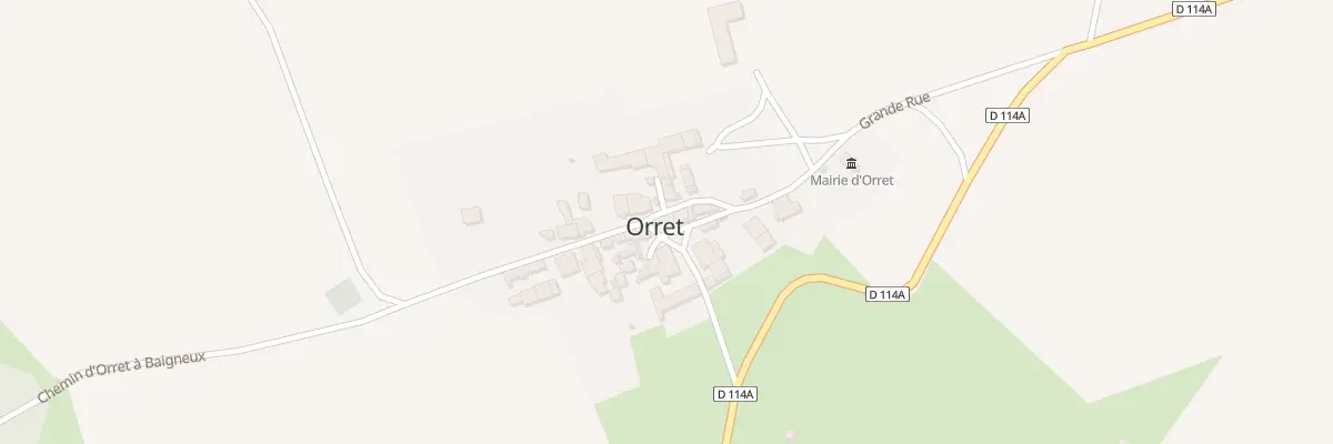 Plan du 9008 Vc La Grande Rue à Orret