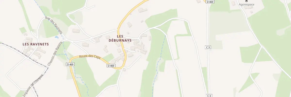 Plan du 5073 Les Deburnays à Pruzilly