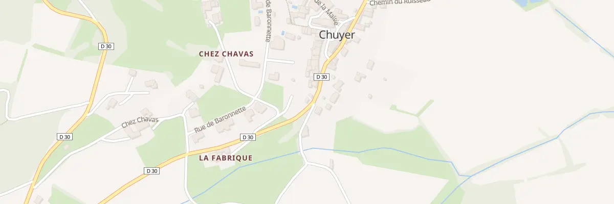 Plan du 1 Rte du Col à Chuyer