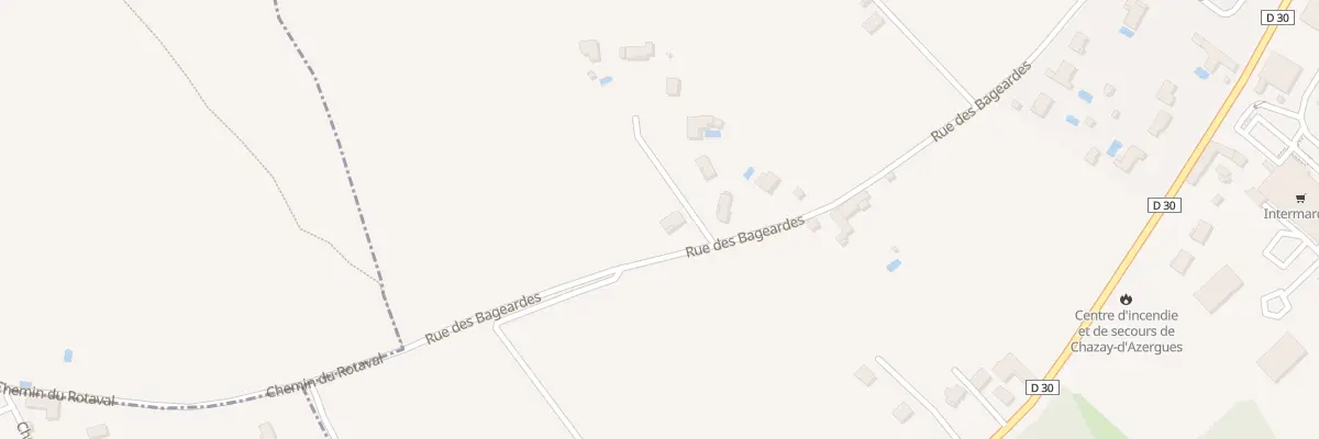 Plan du 1 Rue Barthélémy Thimonnier à Chazay-d’Azergues
