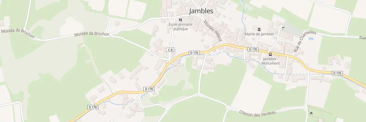 Plan du 73 Rue de la Côte Chalonnaise à Jambles