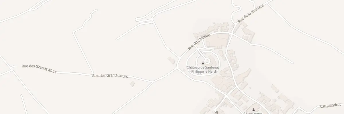Plan du 16 Rue du Château à Santenay
