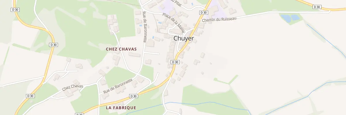 Plan du 3 Pl du Charron à Chuyer