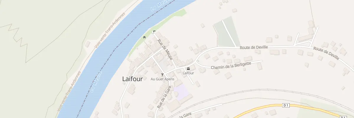 Plan du 4 Rue de Meuse à Laifour