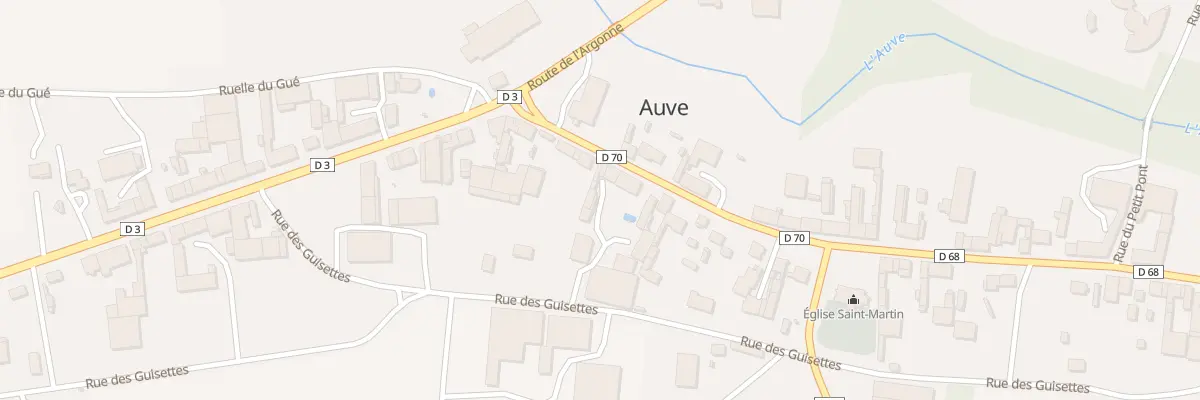 Plan du 6 Rue de la Mairie à Auve