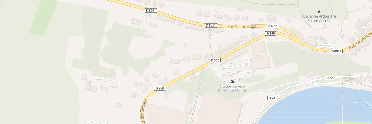 Plan du 280 Rue des Evignes à Fumay
