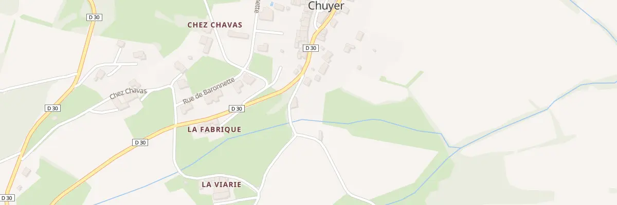 Plan du 2 Che de la Fabrique à Chuyer