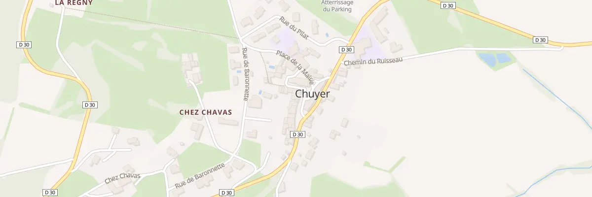 Plan du 8 Pl du Charron à Chuyer