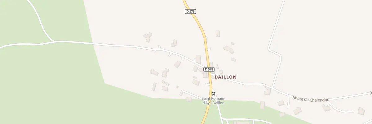Plan du 35 Che de Champ Vert à Saint-Romain-d’Ay