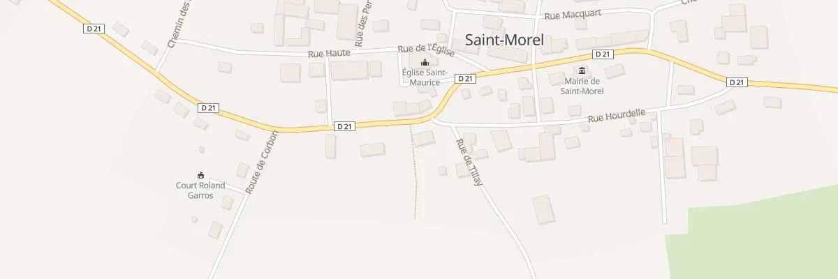 Plan du 15 Rue Hourdelle à Saint-Morel