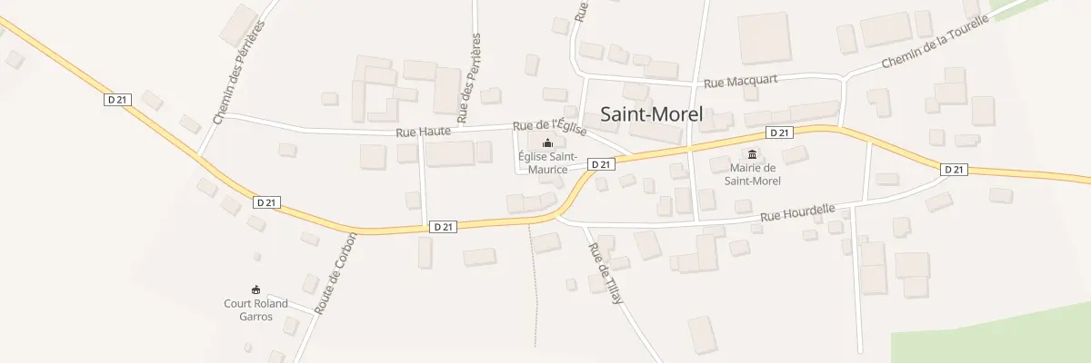 Plan du 1 Rue Roland Garros à Saint-Morel