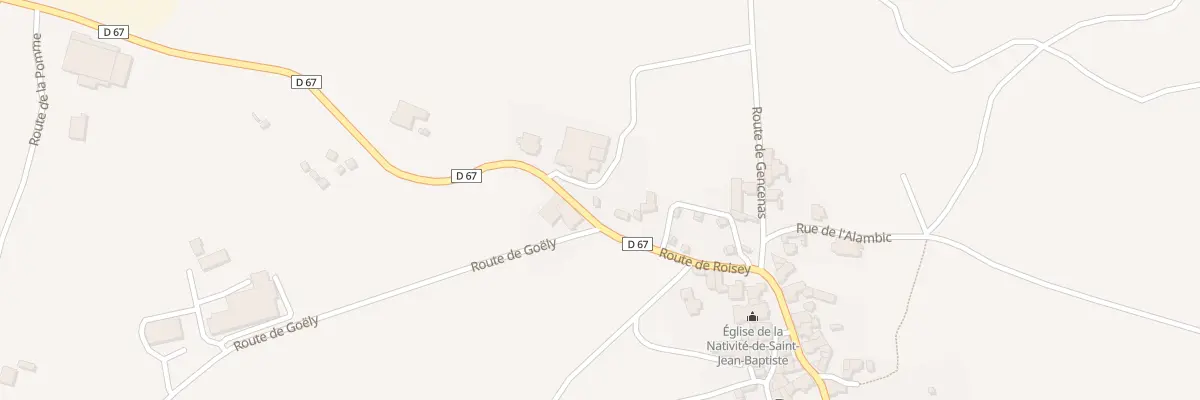 Plan du 5020 Chez Copin à Bessey