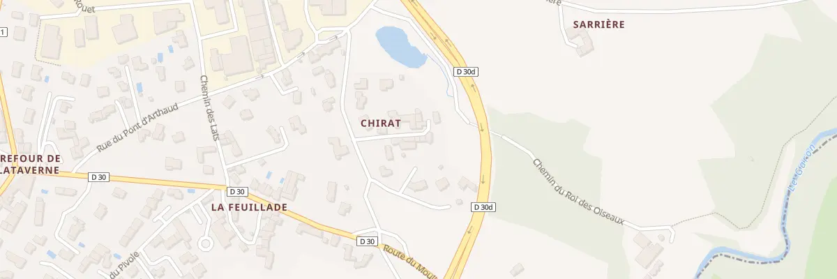 Plan du 5662 Le Chirat à Messimy