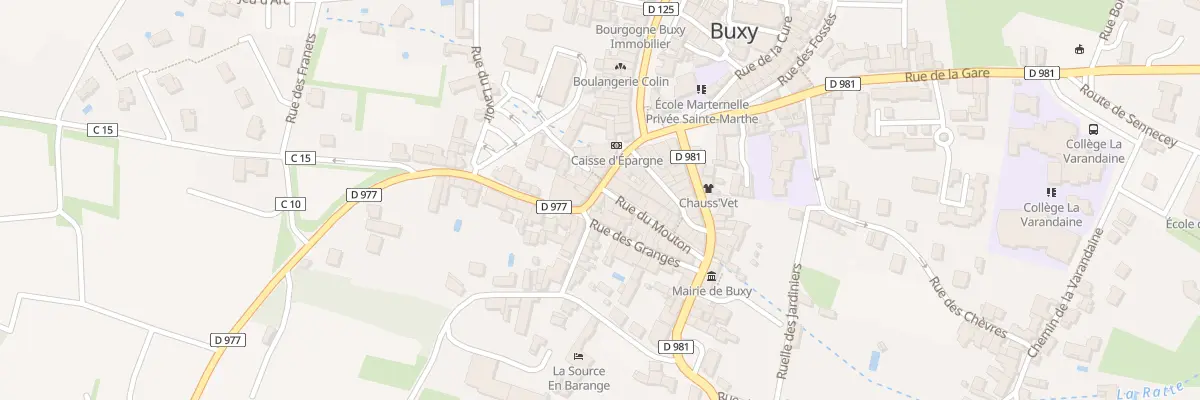 Plan du 7 Rue du Puits Feuillot à Buxy