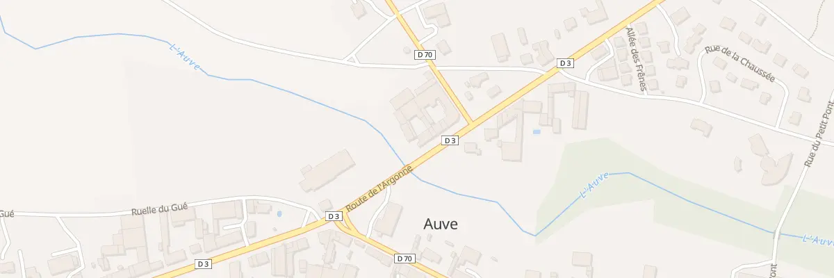 Plan du 3 Rte de l’Argonne à Auve