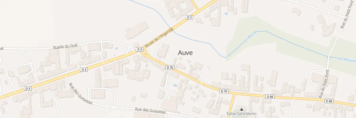 Plan du 5 Rue de la Mairie à Auve