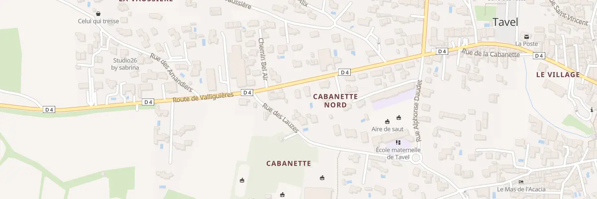 Plan du 5332 Rte de Valliguières à Tavel