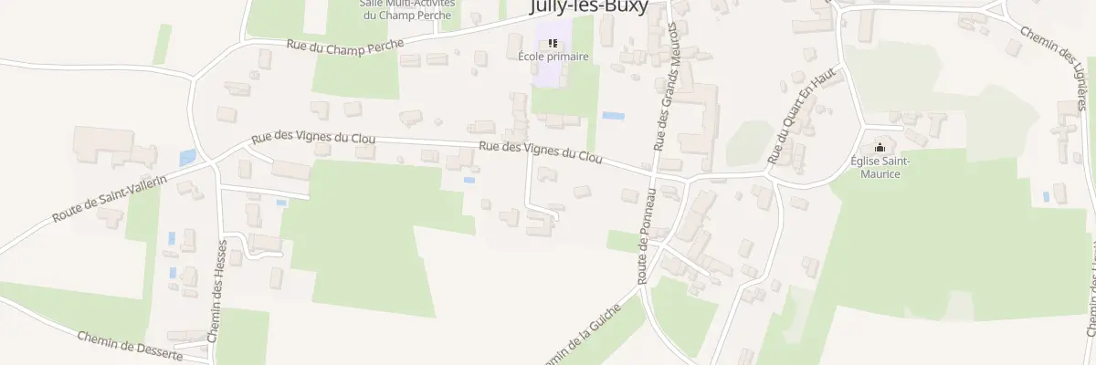 Plan du 14 Les Vignes du Clou à Jully-lès-Buxy