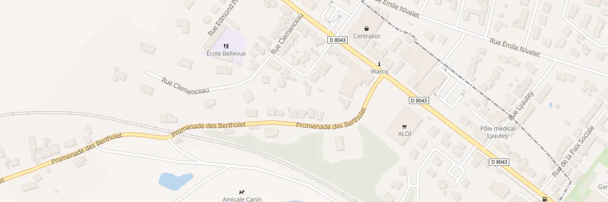 Plan du 65 Prom des Bertholet à Warcq