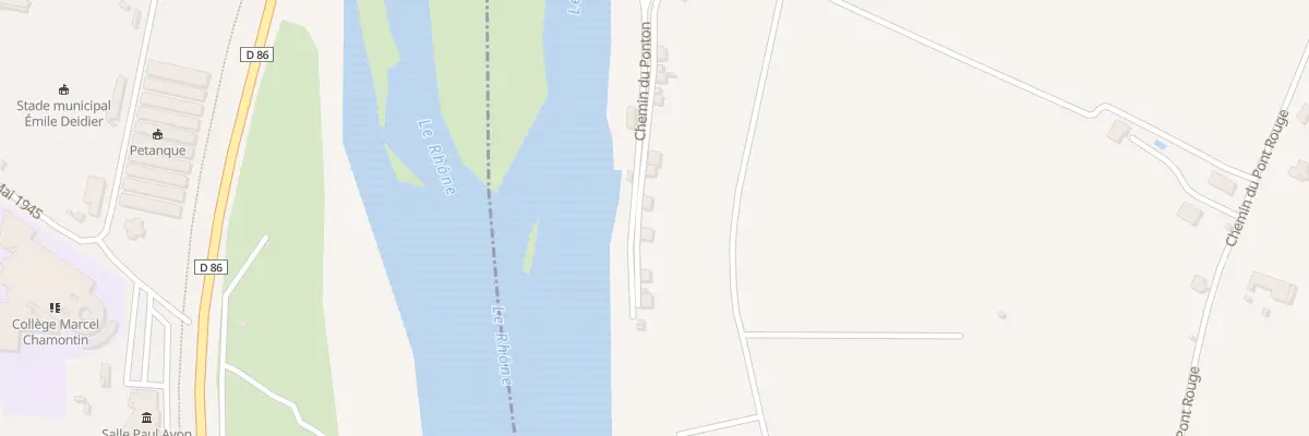 Plan du 11 Che du Ponton à Montélimar
