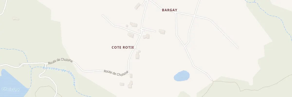 Plan du 905 Rte de Choisine à Colombier-le-Vieux