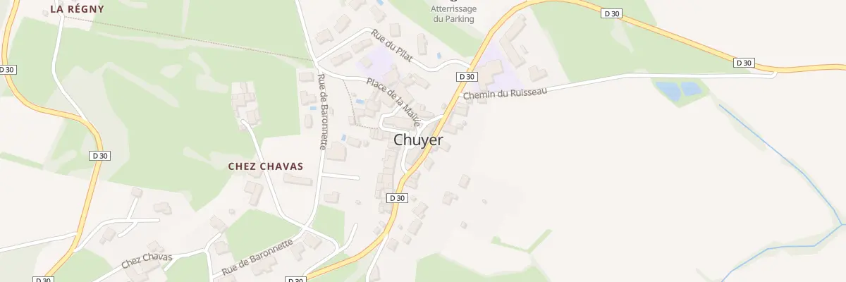 Plan du 14 Pl du Charron à Chuyer