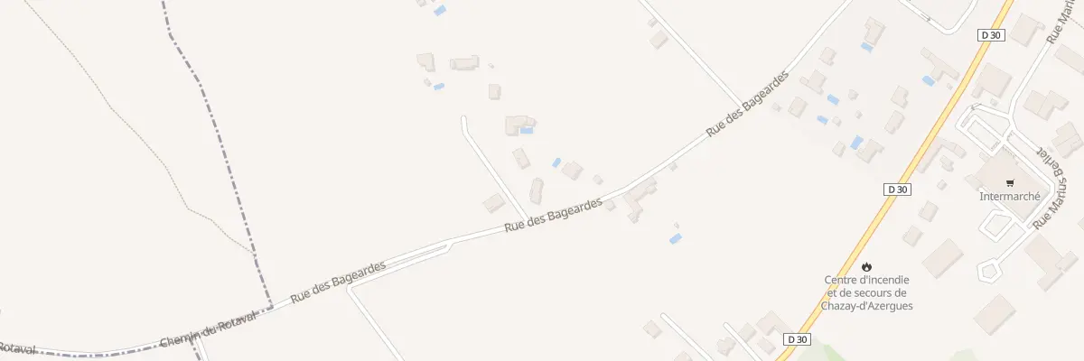 Plan du 2 Rue Barthélémy Thimonnier à Chazay-d’Azergues