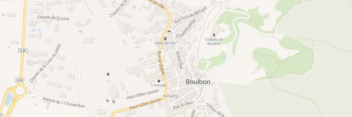 Plan du 14 Gr Grand Rue à Boulbon