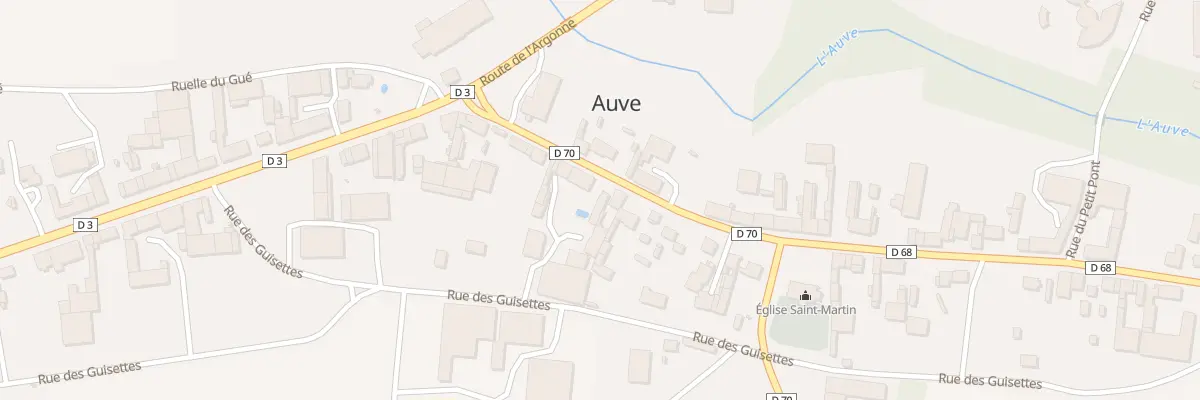 Plan du 8 Rue de la Mairie à Auve