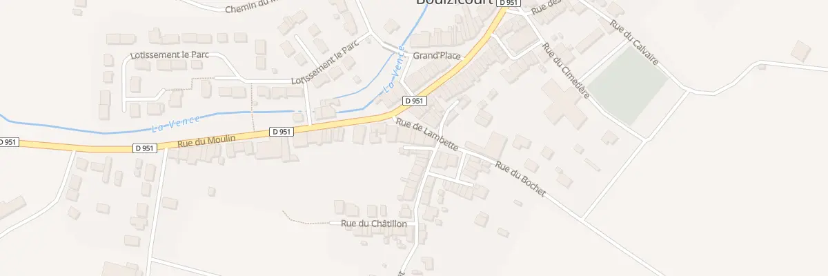 Plan du 6 Rue de la Lambette à Boulzicourt