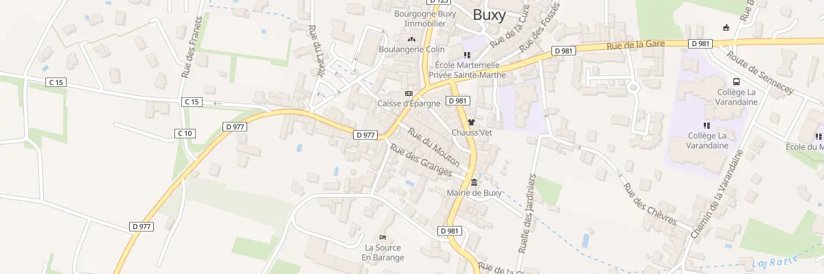 Plan du 6 Rue du Mouton à Buxy