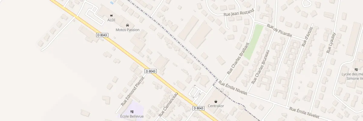 Plan du 9 Rue des Champs Fleuris à Warcq