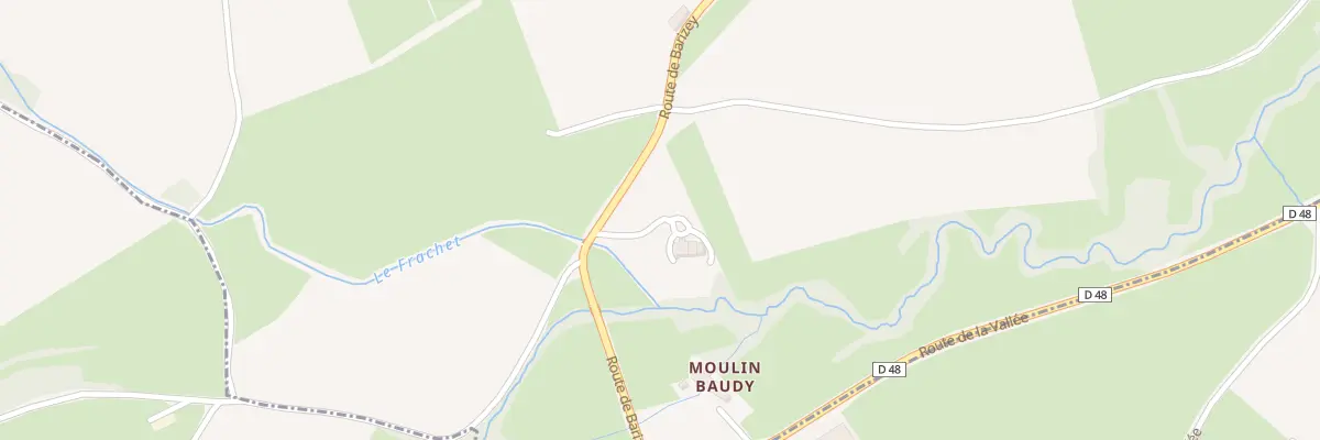 Plan du 43 Rte de Barizey à Saint-Jean-de-Vaux