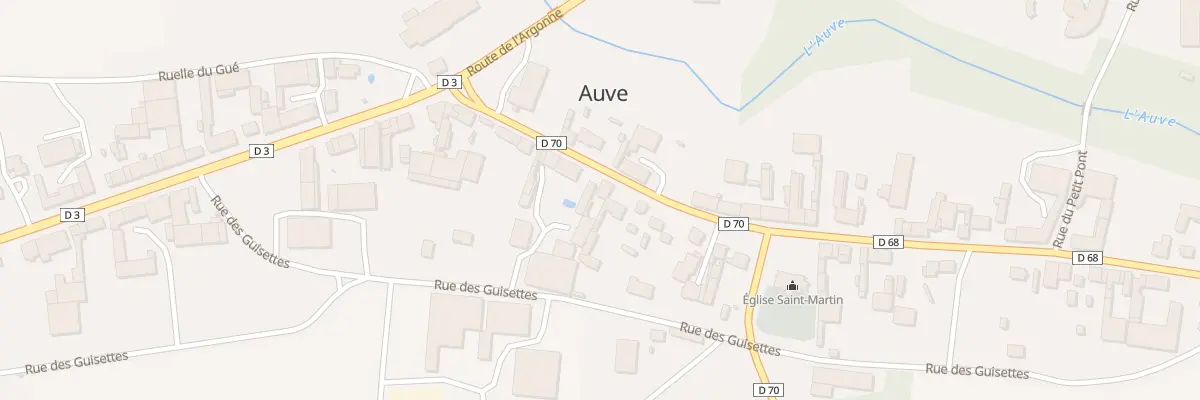Plan du 10 Rue de la Mairie à Auve