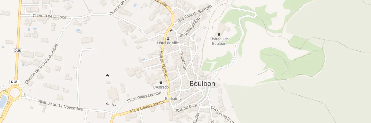 Plan du 21 Gr Grand Rue à Boulbon