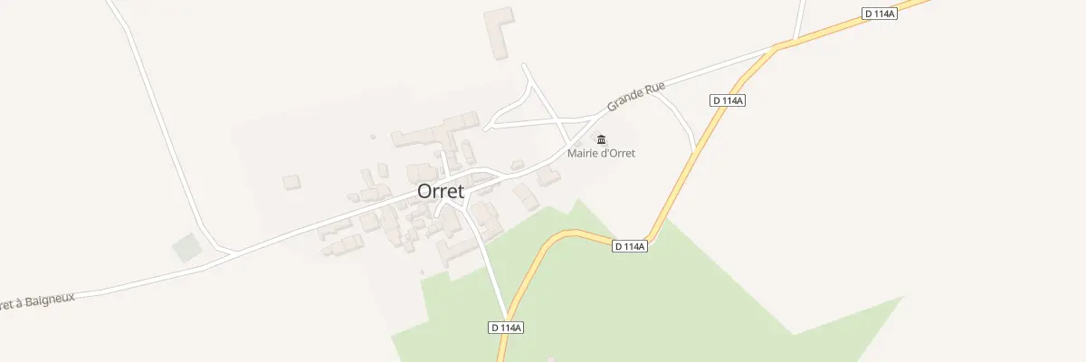 Plan du 9010 Vc La Grande Rue à Orret