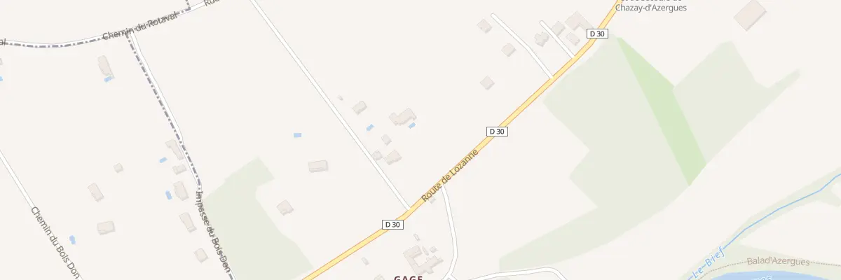 Plan du 362 Rte de Lozanne à Chazay-d’Azergues