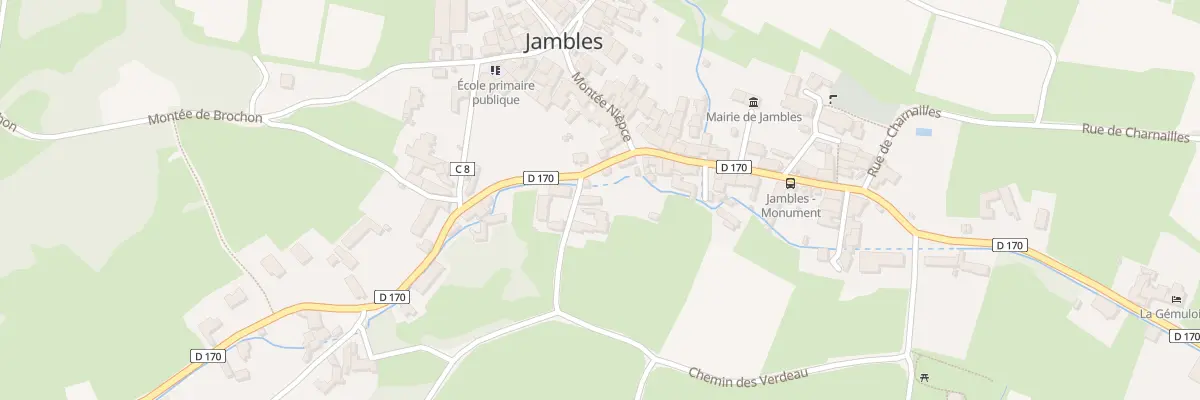 Plan du 65 Rue de la Côte Chalonnaise à Jambles