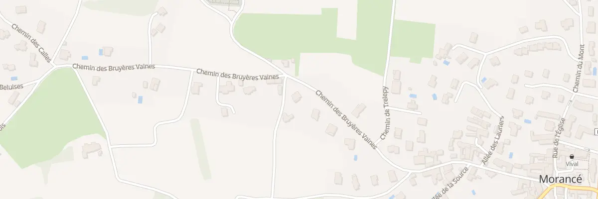 Plan du 475 Che Bruyeres Vaines à Morancé