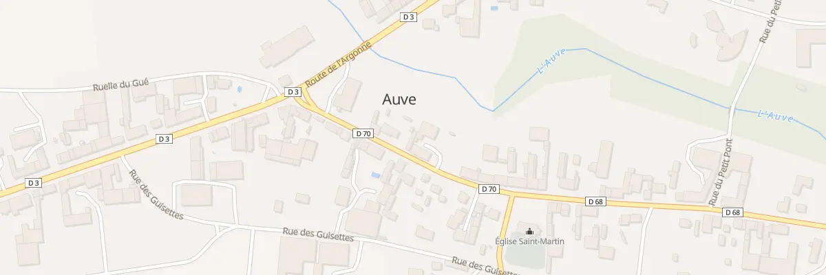 Plan du 9 Rue de la Mairie à Auve